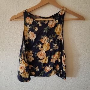 Floral crop top